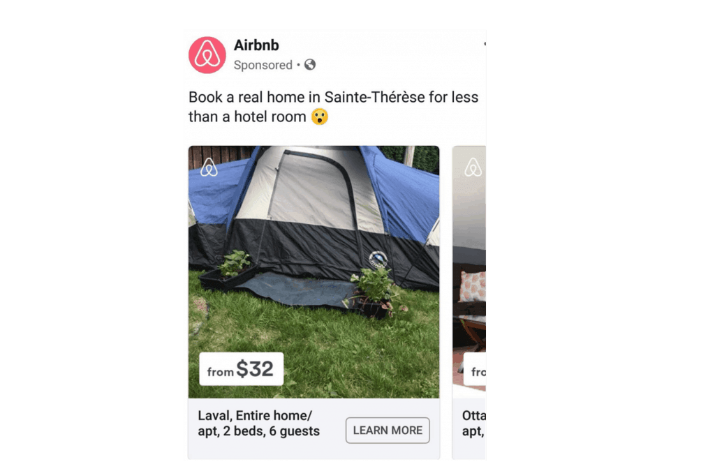 airbnb ad